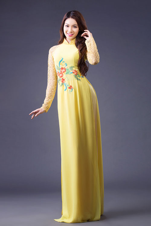 màu áo dài cưới truyền thống - hình minh họa 5