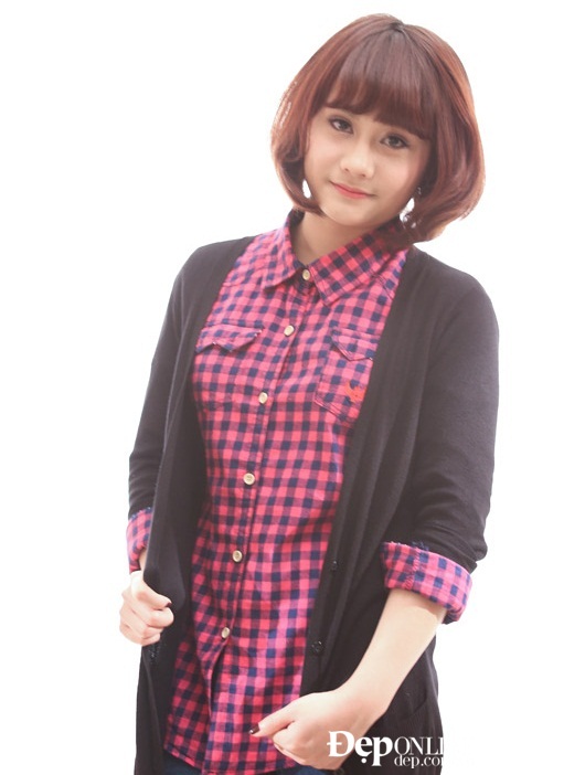 phối đồ sơ mi kẻ caro - hình minh họa 6