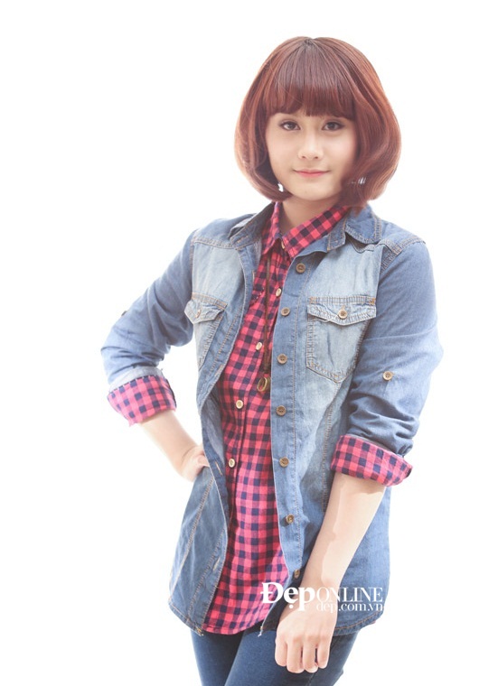 phối đồ sơ mi kẻ caro - hình minh họa 2