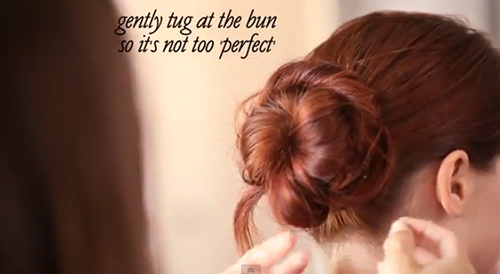 cách búi tóc Chignon - hình minh họa 13