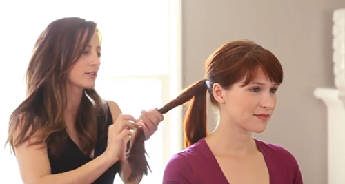 cách búi tóc Chignon - hình minh họa 6