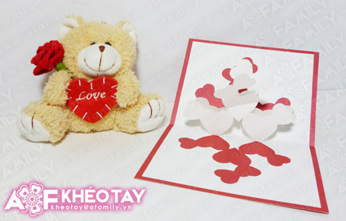 làm thiệp Valentine đơn giản - hình minh họa 10