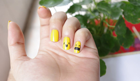 vẽ nail ngộ nghĩnh - hình minh họa 10