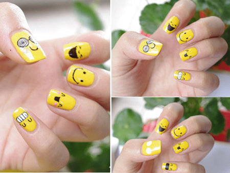 vẽ nail ngộ nghĩnh - hình minh họa 18