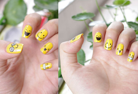 vẽ nail ngộ nghĩnh - hình minh họa 15