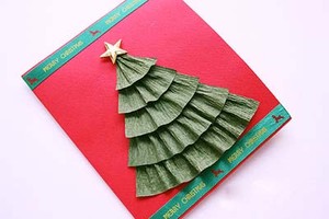 Cách làm thiệp cây thông Noel đẹp mà siêu dễ làm thiệp cây thông Noel - hình minh họa 4