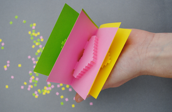 cách làm thiệp trái tim 3D - hình minh họa 7