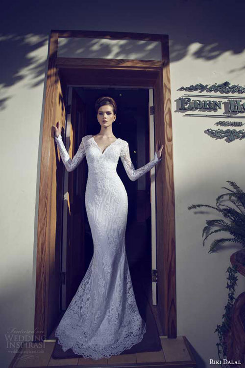 váy cưới dáng sheath - hình minh họa 6