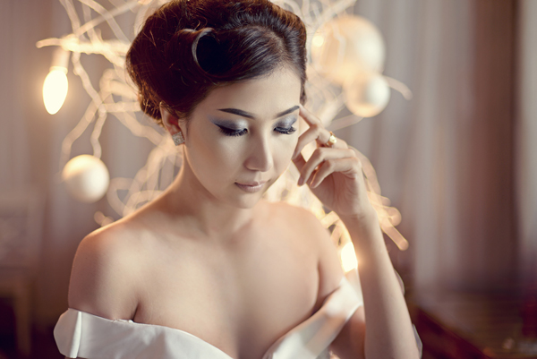 trang điểm cô dâu tông lạnh - hình minh họa 2