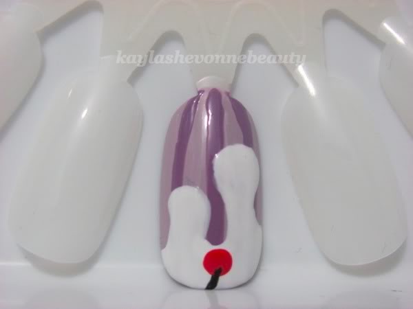 vẽ nail bánh kem - hình minh họa 12