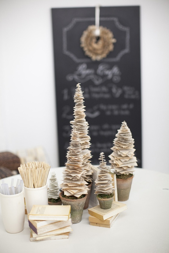 papertreesdecor đám cưới mùa Giáng sinh - hình minh họa 7
