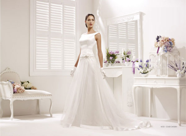 váy cưới satin - hình minh họa 7