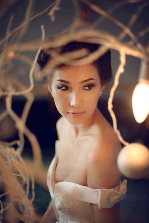trang điểm cô dâu tông lạnh - hình minh họa 5
