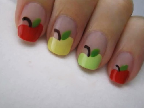 vẽ nail hoa quả - hình minh họa 13