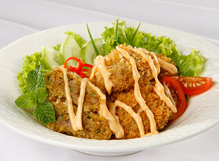 nem thịt bò chiên xù