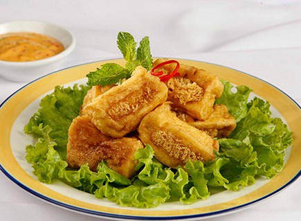 Đậu Phụ Kẹp Phô Mai Chiên