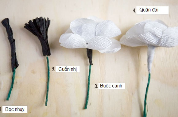 hoa poppy giấy - hình minh họa 8