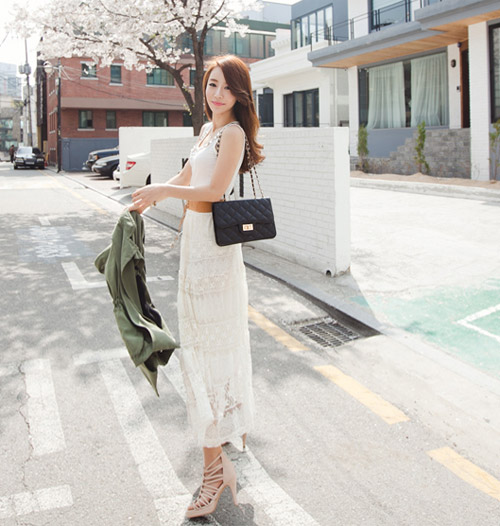 phối đồ váy midi - hình minh họa 10