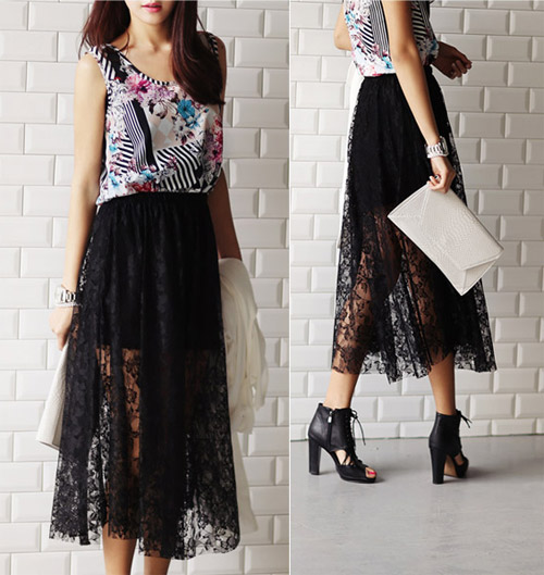 phối đồ váy midi - hình minh họa 2