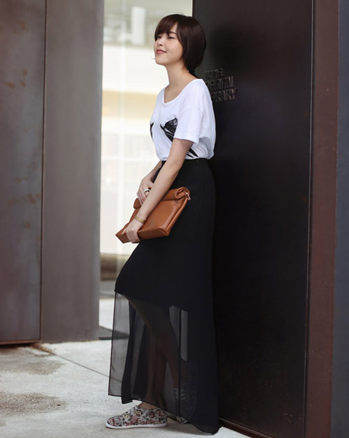 phối đồ váy midi - hình minh họa 3