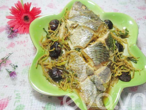 Mê mẩn với cá hấp hành gừng - 7