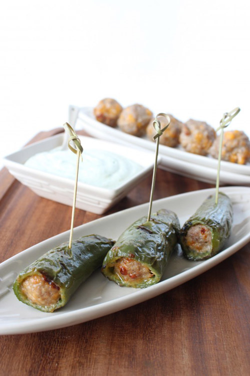 Ớt nhồi xúc xích heo nướng siêu ngon - 8