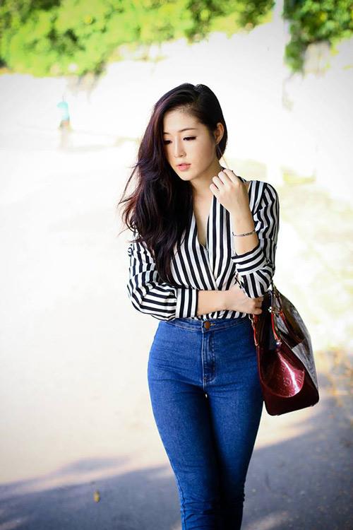 họa tiết kẻ sọc tôn dáng - hình minh họa 12