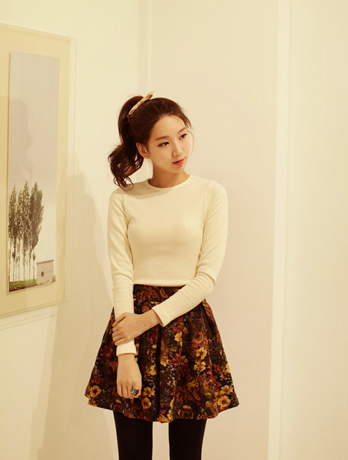 váy xòe trẻ trung - hình minh họa 4