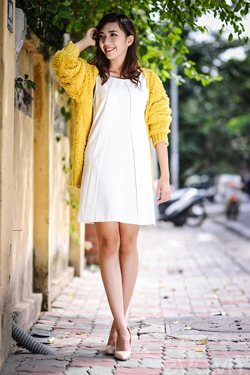 phối đồ cardigan oversized - hình minh họa 5