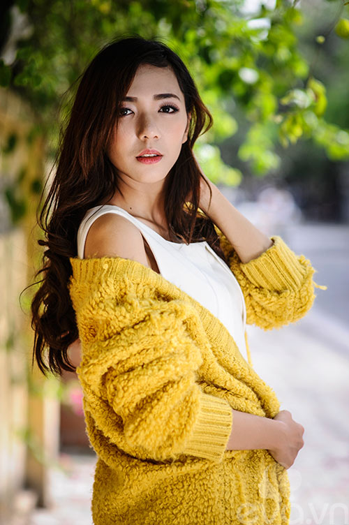 phối đồ cardigan oversized