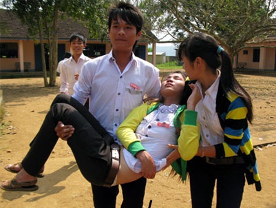 cách xử trí say nắng