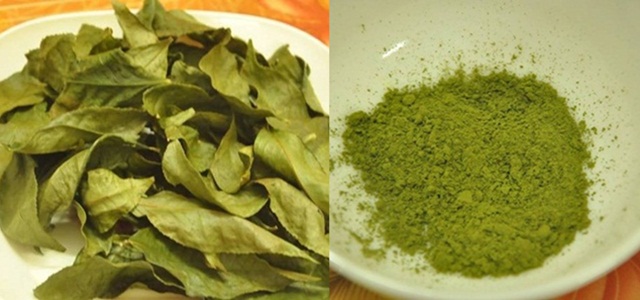bột trà xanh dưỡng da